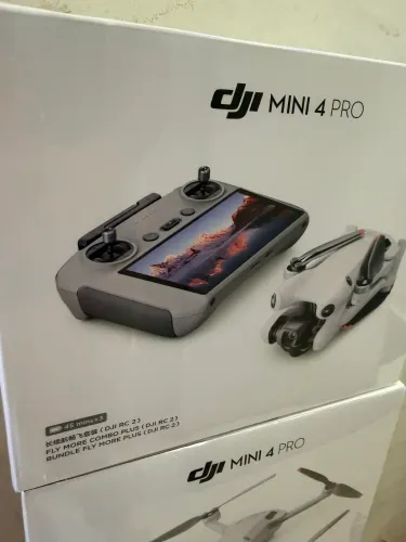 Drone dji mini 4 pro plus 45 min voo fly more combo 