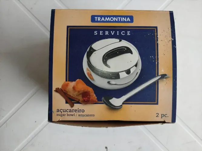 AÇUCAREIRO TRAMONTINA - NOVO  - NA CAIXA