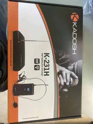 Microfone Sem Fio Kadosh K-231H VHF