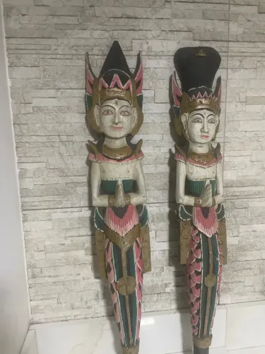 Esculturas Rama e Sita