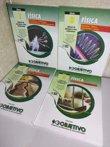 Livros de Física Coleção Objetivo - Ensino Médio