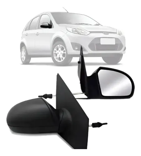 Espelho Retrovisor Fiesta 2003 2004 2005 2006 2007 a 2014 Com Controle