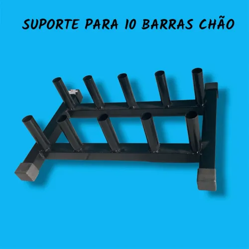 Suporte para 10 barra Chão 