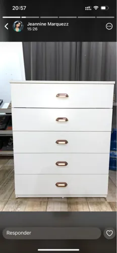 CÔMODA 5GAVETAS(ENTREGA GRÁTIS)