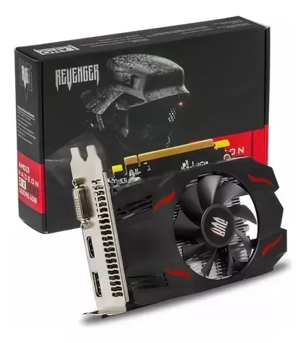 Placa de Video RX550 AMD Radeon 4GB GDDR5 REVENGER - G-RX550/4G