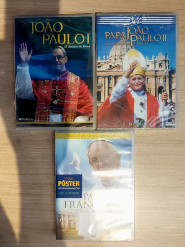 kit DVD Papa João Paulo Francisco