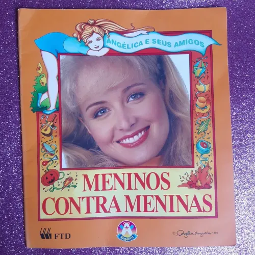 Revista livro Angélica - Meninos Contra Meninas