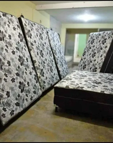 Cama box molas ensacadas