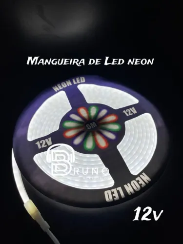 Mangueira Neon branco frio 5m