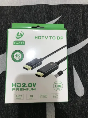 Cabo Conversor HDTV para DP 4K 1.8M