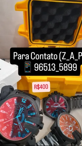Relógio DIESEL Camaleão Modelo 10 Bar Funcional