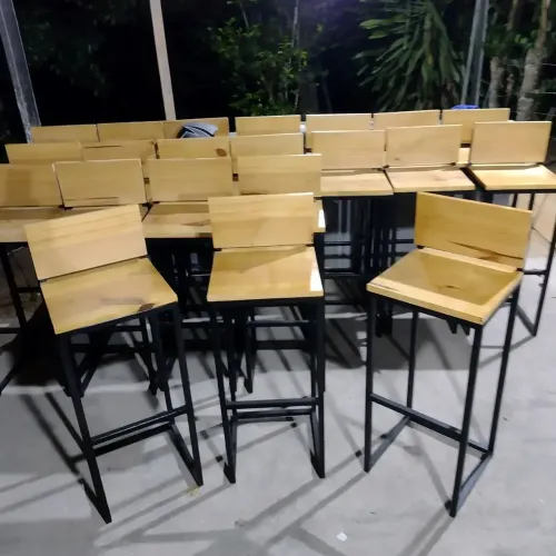 Banqueta estilo industrial