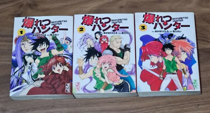 Bakuretsu Hunter - 3 Volumes - Mangá em Japonês
