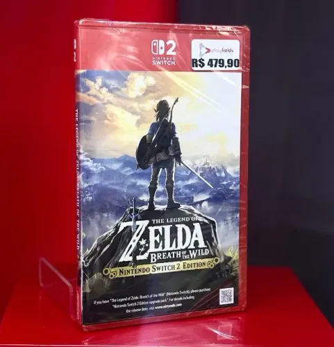 Nintendo Switch 2 Jogo The Legend of Zelda: Breath of the Wild - Produto Novo