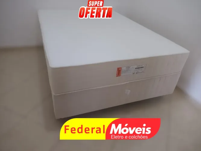 Cama de Casal 1,38m Nova - Conforto e Qualidade para seu Quarto!