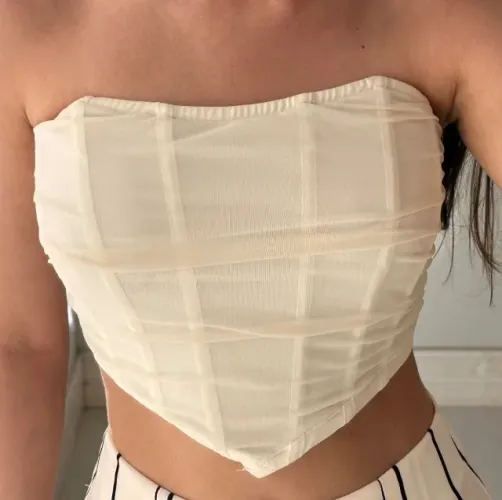 corset branco