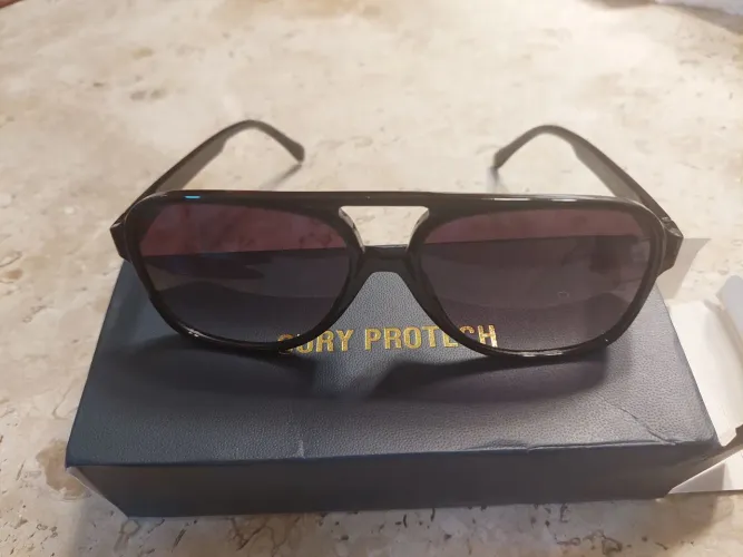 Óculos de Sol Aviador Curry Protech. Novo.