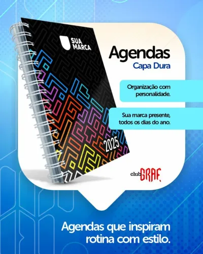 Agendas Personalizadas 2026 - Organize sua rotina com estilo!