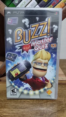 Buzz! Master Quiz - PSP - novo e lacrado