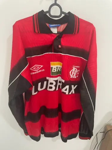 Camisa Flamengo 1998 manga longa G