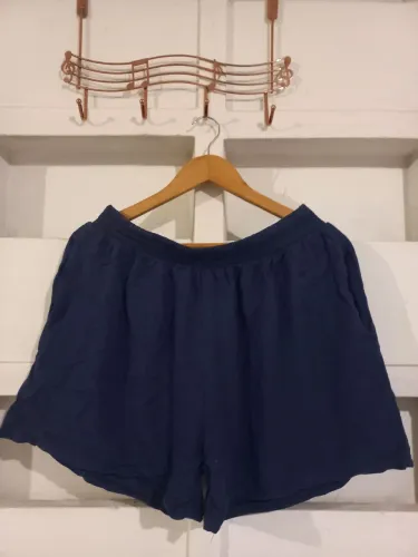 Shorts Azul Marinho Confortável