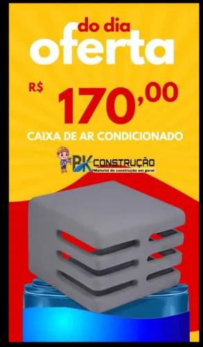 Caixa de ar condicionado NOVA