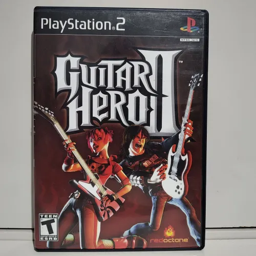 Guitar Hero 2 PS2 Original Americano Mídia Física Completo Seminovo