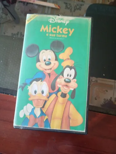 Fita VHS Disney Mickey e sua turma Dublado