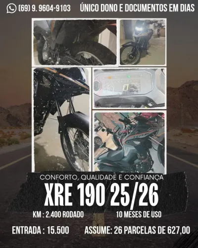Honda XRE 190 ADVENTURE ÁGIO