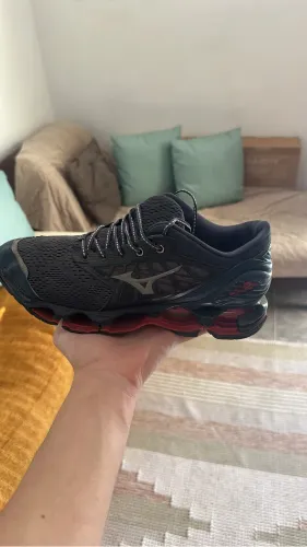 Mizuno Wave Prophecy 9 Original Preto e Vermelho