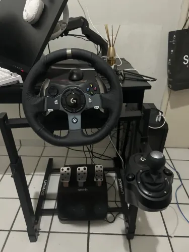 Suporte para volante, volante g920, pedais e câmbio da logitech