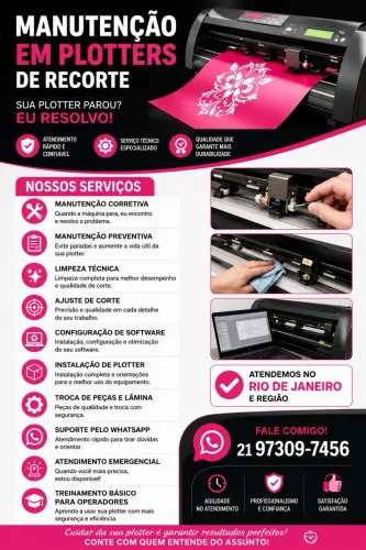 Serviços técnicos em Plotter 