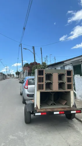 Vendo estrutura com carroça
