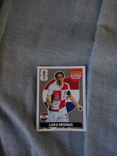 Figurinha extra legend modric prata 2026