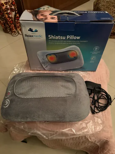 Almofada massageadora shiatsu pillow