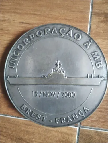 medalha de incorporação.