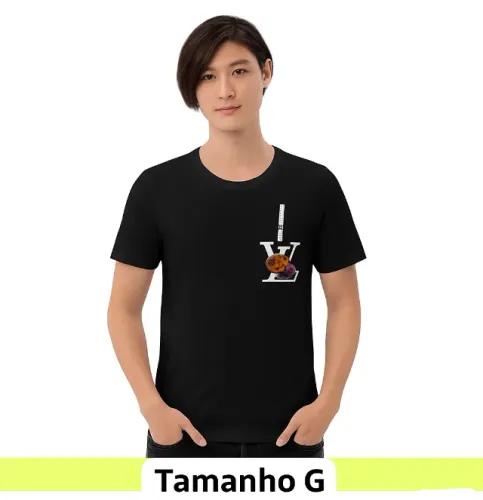 Camiseta Masculina Preta Básica G