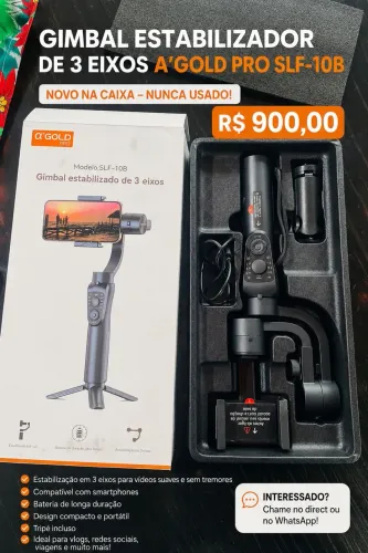 Gimbal estabilizador (Novo)