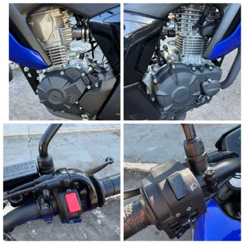 Yamaha FZ15 ABS 150cc 2024 Azul, estado de nova, 3600km