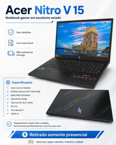 Notebook Gamer Acer Nitro V 15