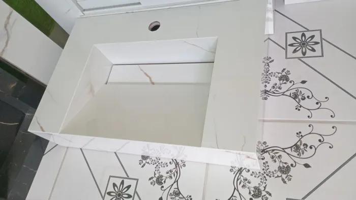Pia esculpida em porcelanato apronta entrega!!
