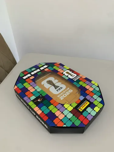 Álbum da copa do mundo 2026 capa dourada (kit estádio)