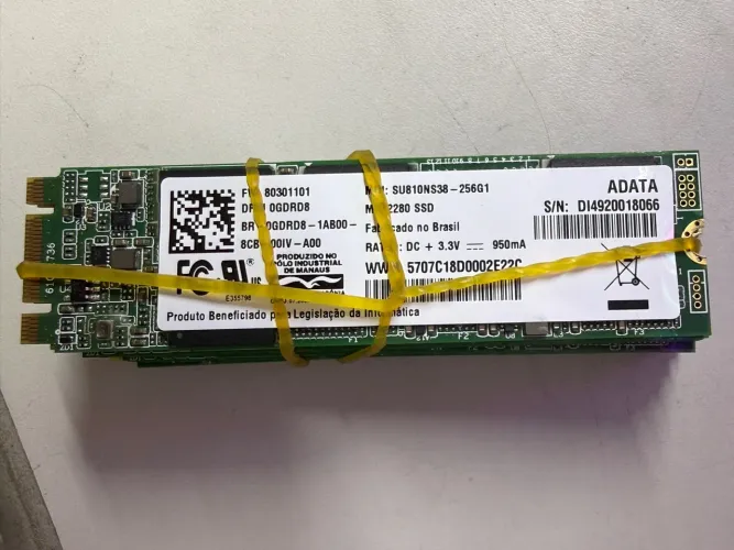 Ssd 256 Nvme e m2 Ngff