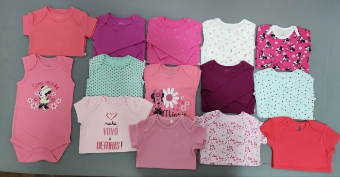 Kit de bodys (Novos) 9/12 mêses