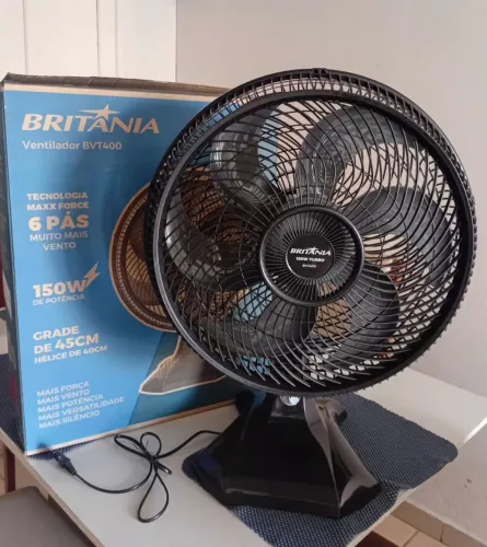 Ventilador Britânia 40 cm turbo silencioso