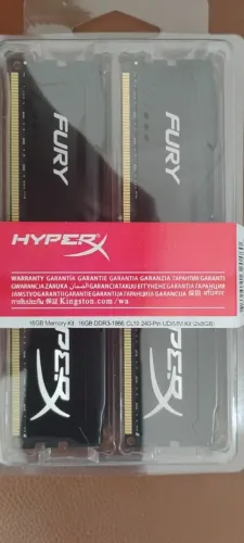 Kit 16gb Memória Ddr3 Hyperx Fury (2x8gb)