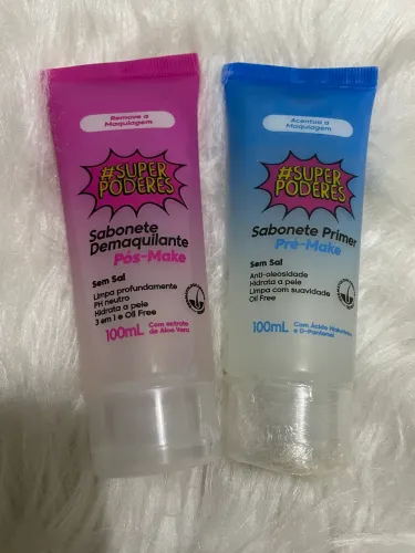 Kit de 2 sabonete limpeza profunda anti oleosidade
