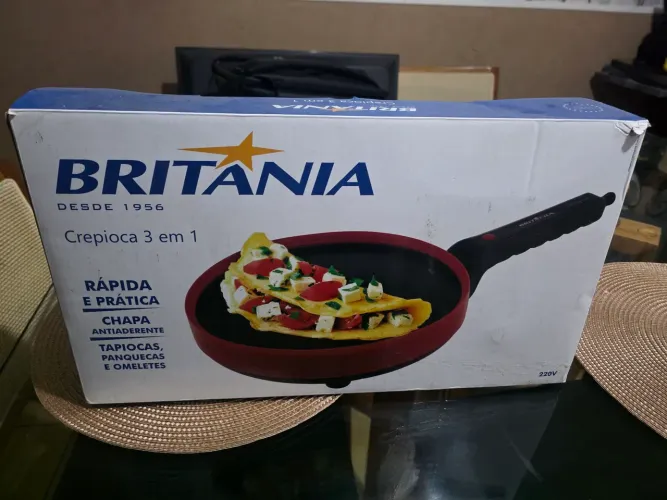 Crepioca Britânia 3 em 1
