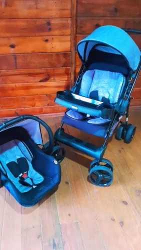 Carrinho de Bebe com Bebe Conforto Tutti Baby Travel System