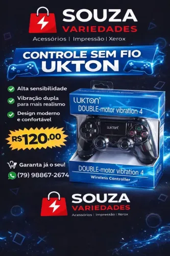 Controle Wireless Lukton Double-Motor Vibration 4